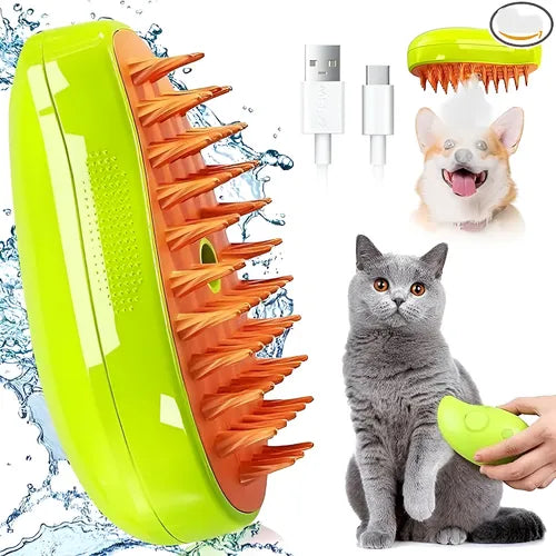 Cepillo Pro-Steam™ 3 en 1 para Mascotas